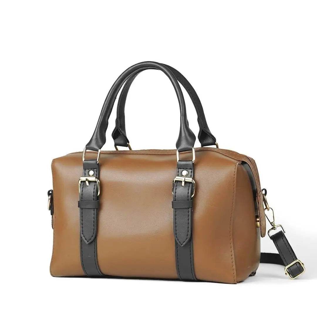 Chic Women's PU Leather Hand Bag - Huda la facon