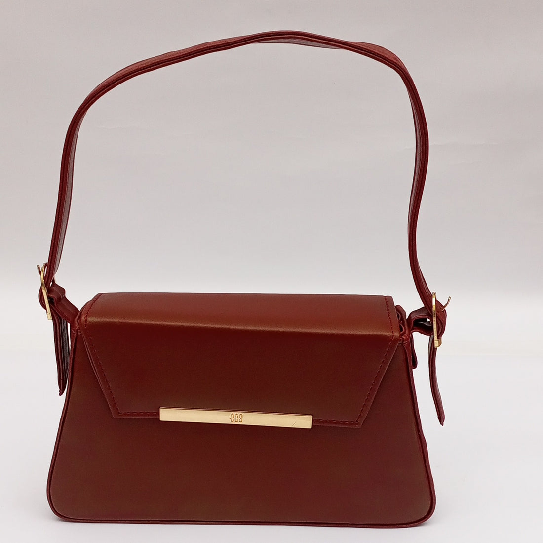 Minimalist Faux Leather Shoulder Bag - HLF1003