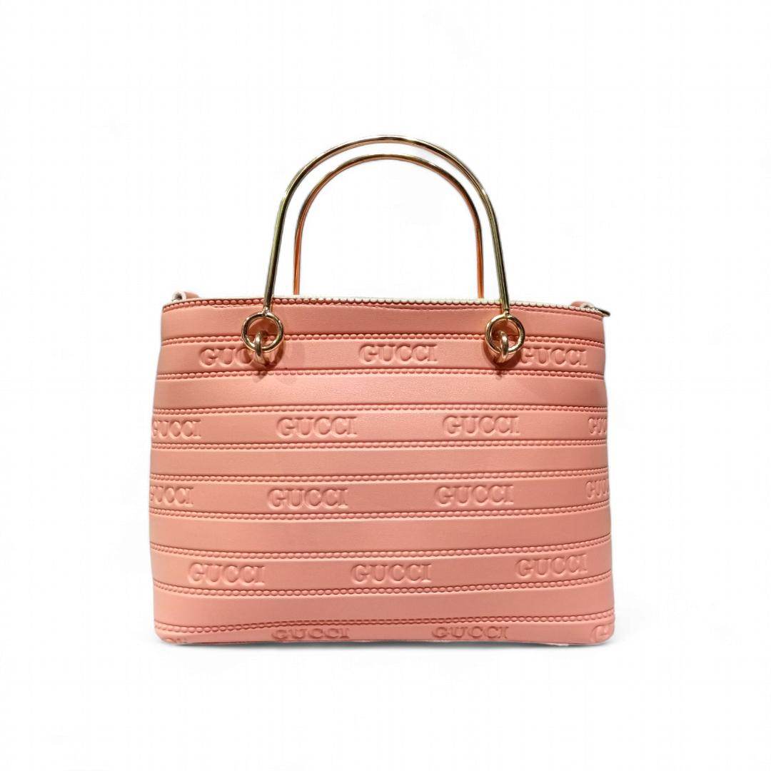 Women's PU Leather Embossed Hand Bag - Huda la facon