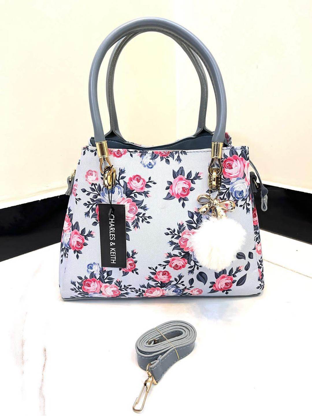 Women's Canvas Printed Hand Bag - Huda la facon