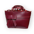 Women's Leather Plain Hand Bag - Huda la facon