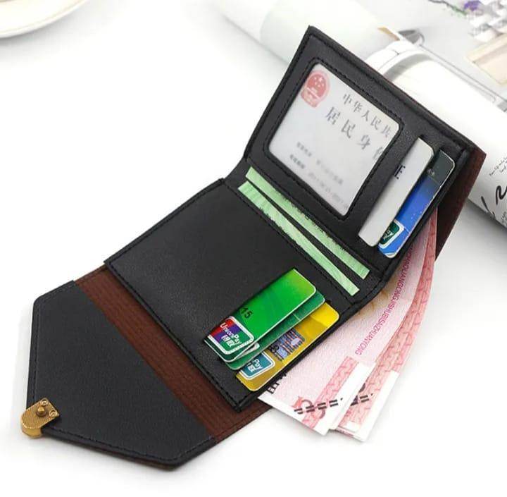 Women's Leather Cards Carry Wallet - Huda la facon