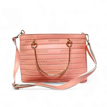 Women's PU Leather Embossed Hand Bag - Huda la facon